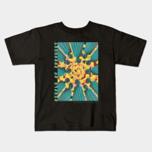 CIRCLE OF JUDGMENT_BLUE Kids T-Shirt